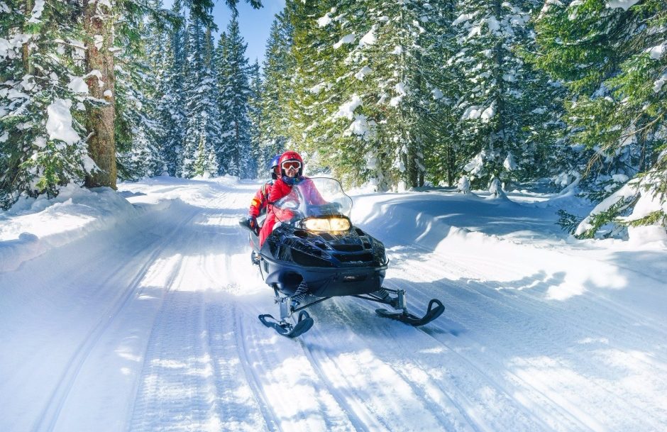 Snowmobiling in Barron County, WI